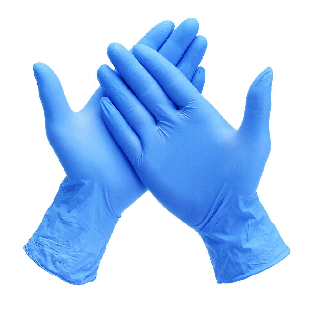 Одноразовые перчатки, нитрил, неопудренные, упак. 100 шт, размер М