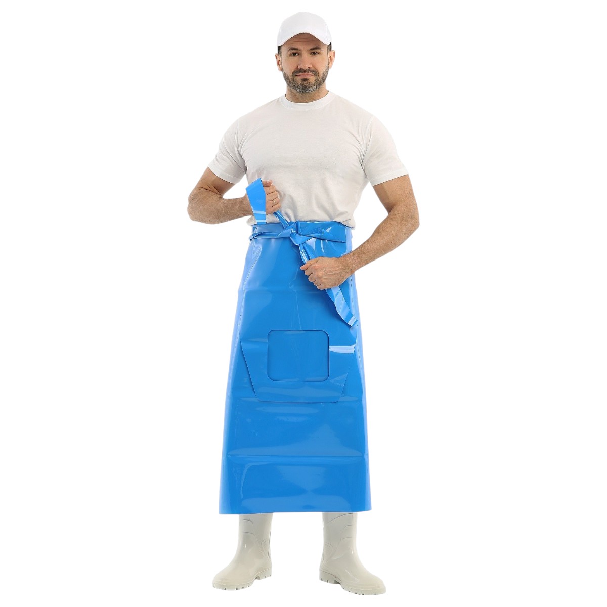 Фартук ЛАРИСАН цельнокроеный полиуретановый 83х150см, 300мкм