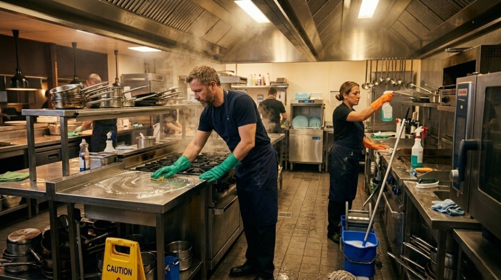 Интерьер кухни или цеха